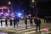 吉安约200名海军陆战队士兵进驻洛杉矶 开始执行警戒守卫任务
